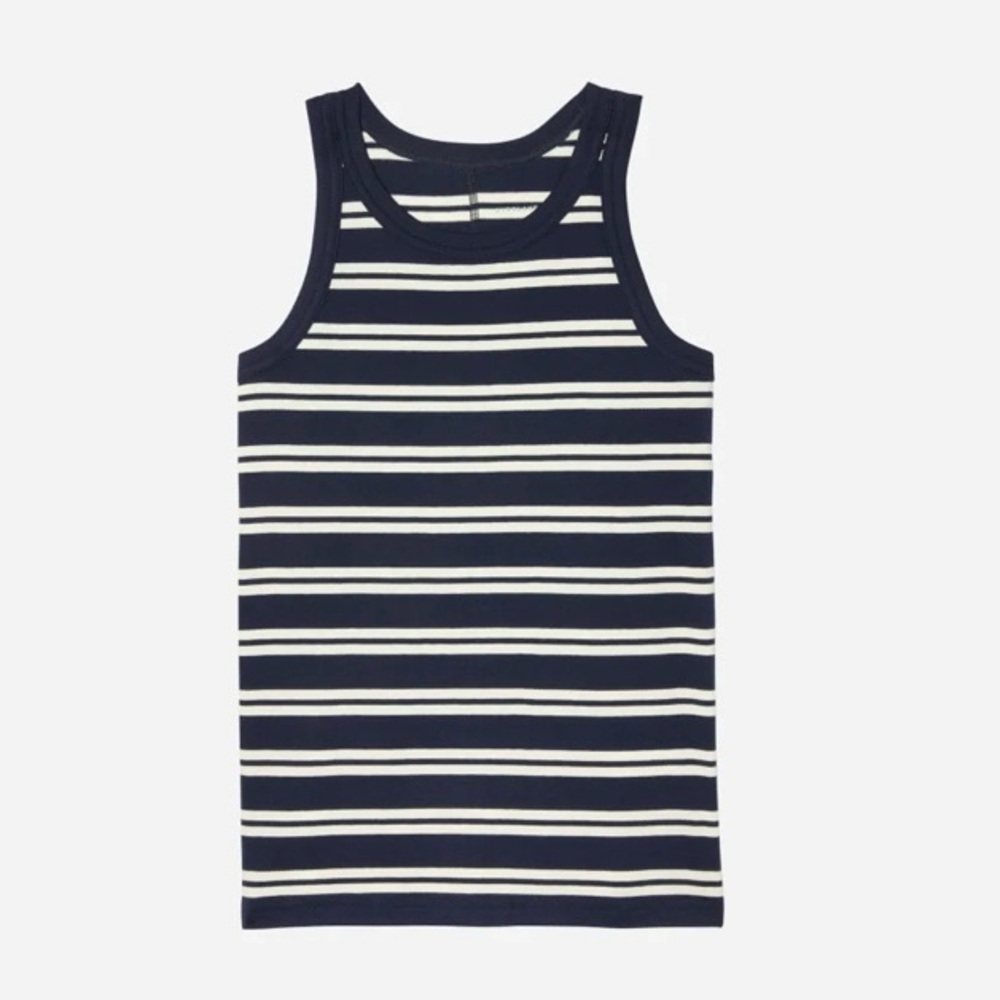 Bundle of 3 Everlane Striped Tank Tops in Organic Cotton